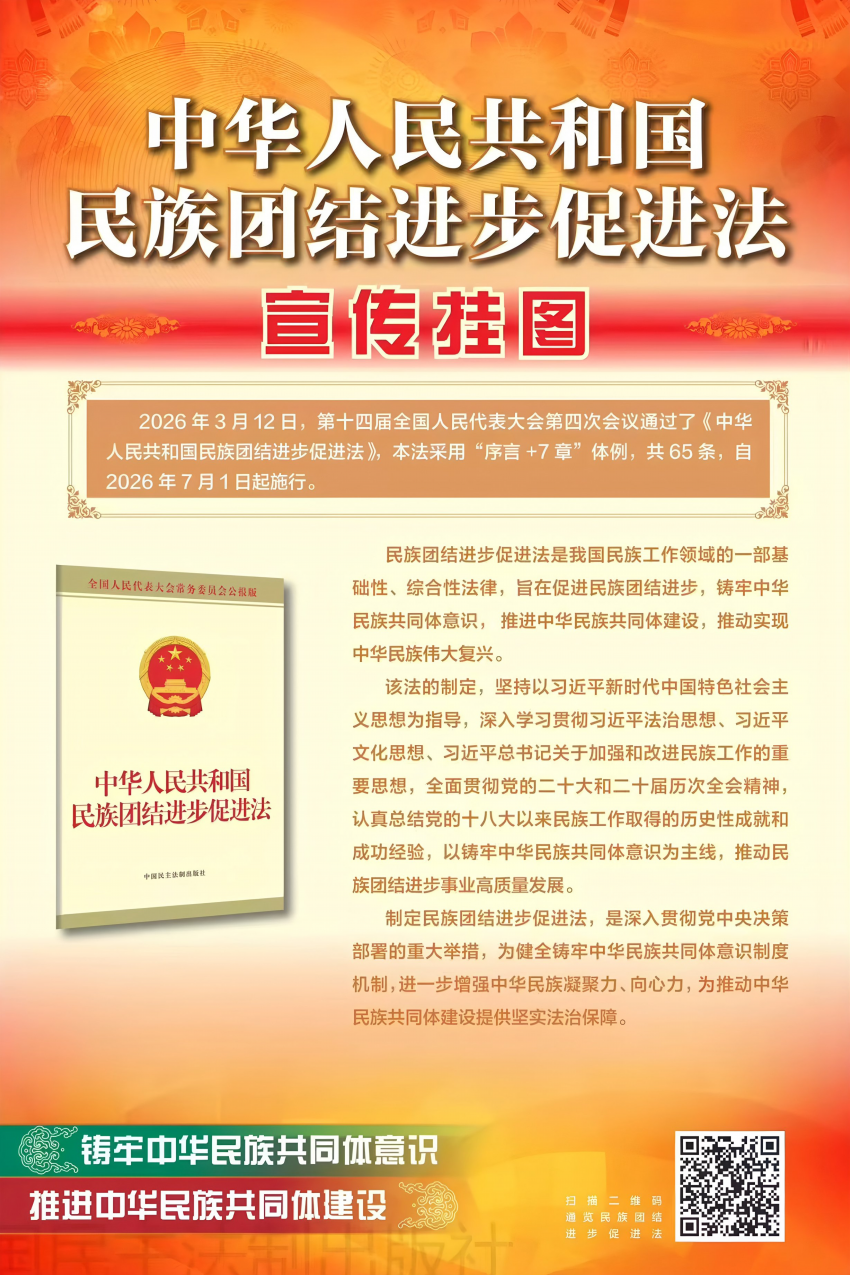 民族团结进步促进法宣传展板_02